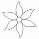 6 Petal Flower Template Free Printable