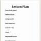 7 Step Lesson Plan Template