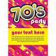 70s Party Invitation Templates Free