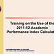 Academic Performance Index Calculator