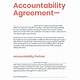 Accountability Agreement Template