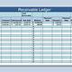 Accounts Receivable Ledger Excel Template