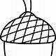 Acorn Printable Coloring Pages