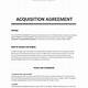 Acquisition Contract Template