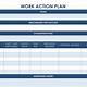 Action Plan Template Excel