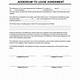 Addendum To Rental Agreement Template