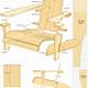 Adirondack Chairs Plans Templates