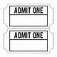 Admit One Ticket Template Free
