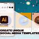 Adobe Illustrator Social Media Templates