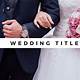 Adobe Premiere Templates Wedding