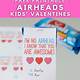 Airhead Valentine Printable Free