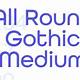 All Round Gothic Font Free Download