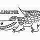 Alligator Coloring Pages Printable