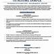 American University Resume Template