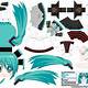 Anime 3d Paper Doll Template