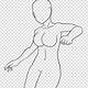 Anime Body Template Female