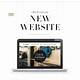 Announcement New Website Launch Email Template