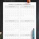 Annual Planning Calendar Template