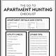 Apartment Hunting Excel Template