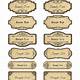 Apothecary Labels Template Free
