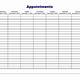 Appointment Scheduling Template