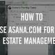 Asana Real Estate Template