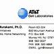 At&t Business Card Template