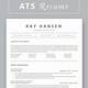 Ats Compatible Resume Template Free
