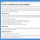 Aup Policy Template
