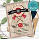 Axe Throwing Invitation Template Free