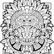 Aztec Coloring Pages Printable