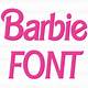 Barbie Font For Cricut Free