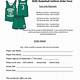Basketball Uniform Order Form Template