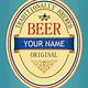 Beer Label Free Template