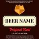 Beer Label Template Free