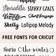 Best Free Fonts For Cricut