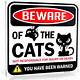 Beware Of Cat Sign Printable
