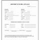 Bill Of Sale Motorcycle Template