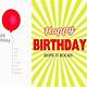 Birthday Card Photoshop Template