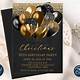 Black And Gold Party Invitations Templates Free