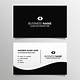 Black And White Business Cards Templates Free