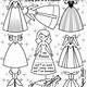 Black And White Printable Dress Up Paper Dolls