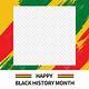 Black History Month Border Template