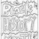 Black History Month Free Coloring Pages