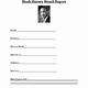 Black History Month Report Template