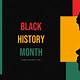 Black History Month Slide Template