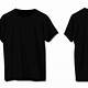 Black T Shirt Template Front And Back