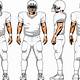 Blank Football Uniform Template