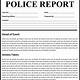 Blank Police Report Template Google Docs