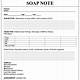 Blank Soap Note Template